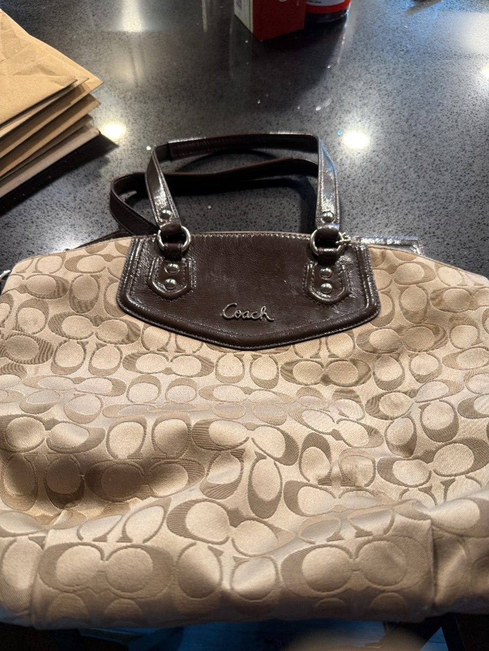 Coach hand bag